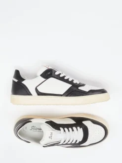 Sioux – Retro-Sneaker aus Kalbleder zweifarbig
