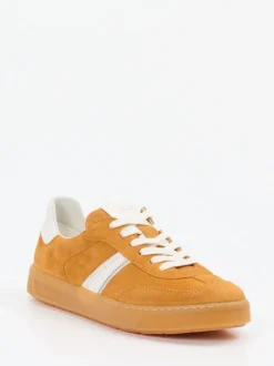 Sioux – Retro-Sneaker aus Veloursleder Cognac