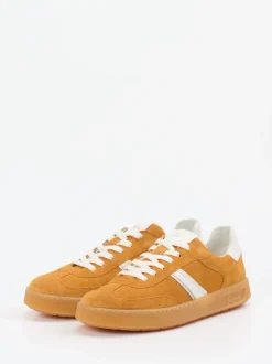 Sioux – Retro-Sneaker aus Veloursleder Cognac