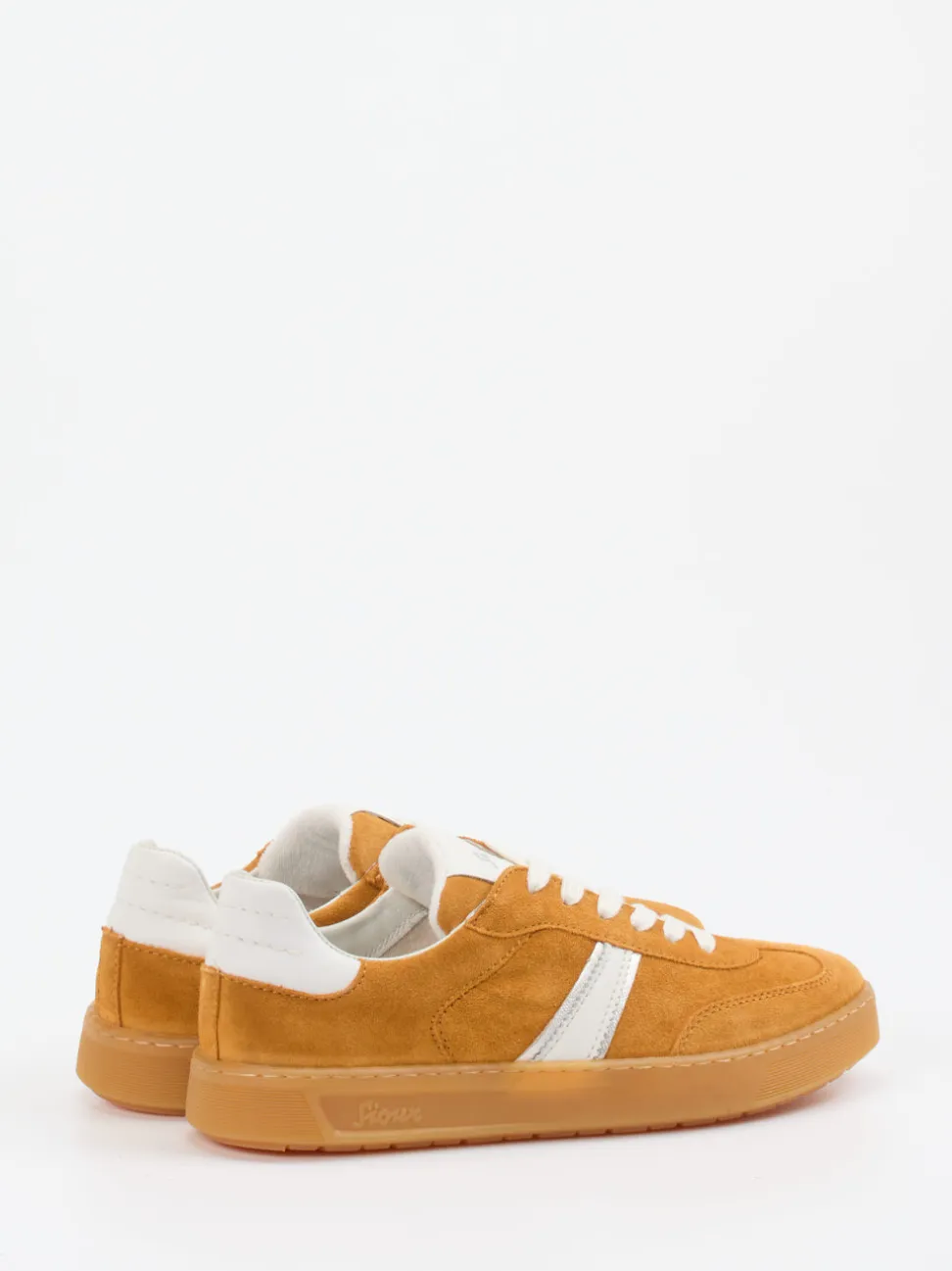 Sioux – Retro-Sneaker aus Veloursleder Cognac