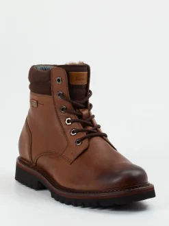 Sioux – Schnürboots aus Fettleder mittelbraun