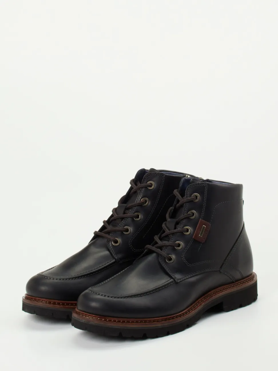 Sioux – Schnürboots aus Kalbleder schwarz