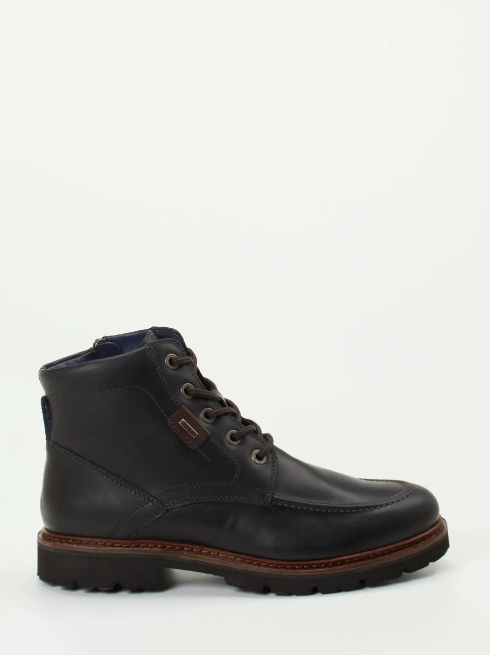 Sioux – Schnürboots aus Kalbleder schwarz