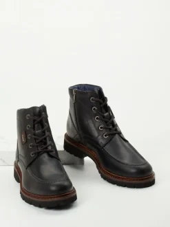 Sioux – Schnürboots aus Kalbleder schwarz