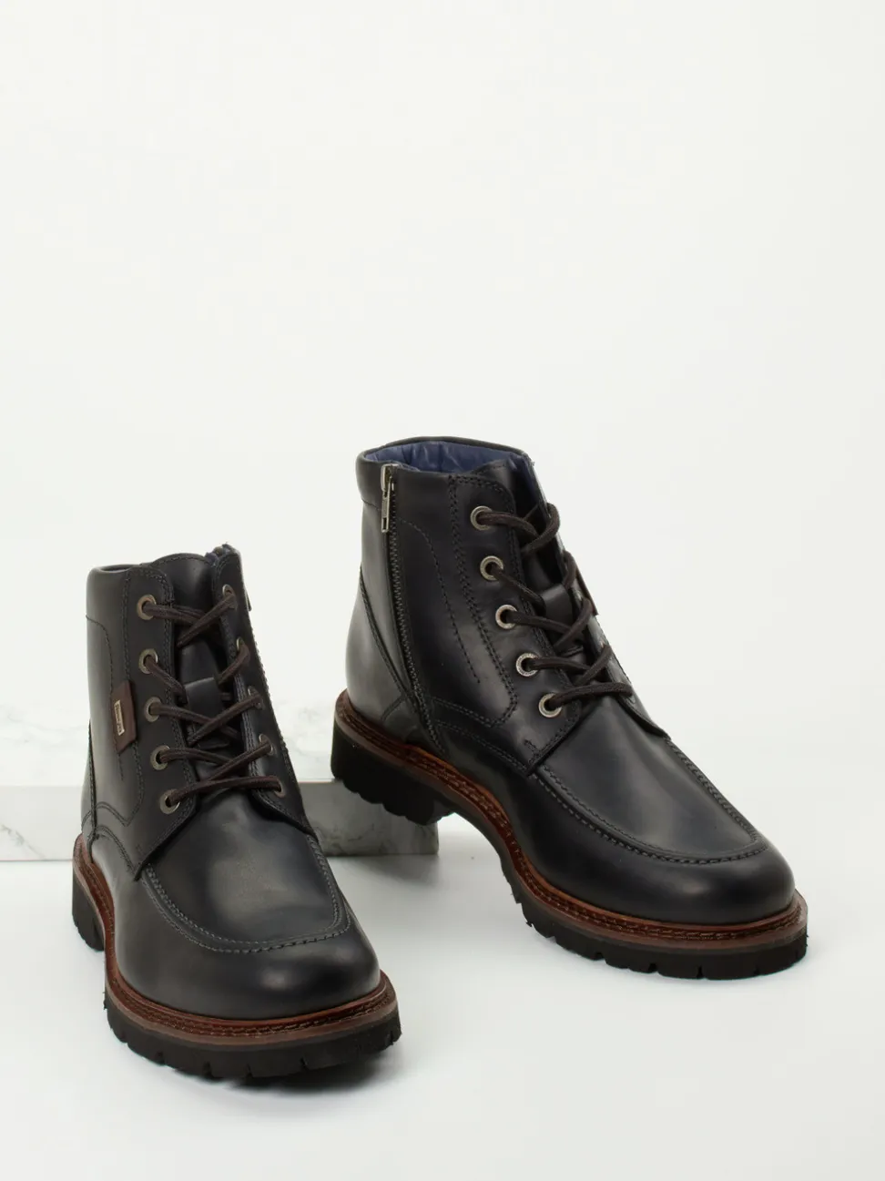 Sioux – Schnürboots aus Kalbleder schwarz
