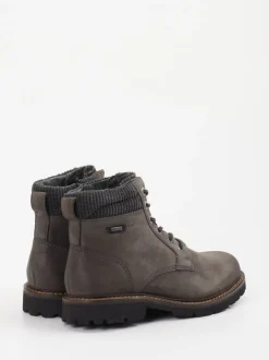 Sioux – Schnürboots aus Nubukleder Anthrazitgrau