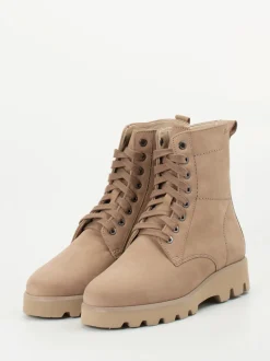 Sioux – Schnürboots aus Nubukleder beigebraun