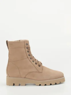 Sioux – Schnürboots aus Nubukleder beigebraun