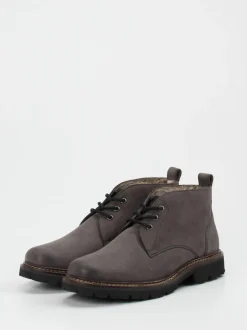 Sioux – Schnürboots aus Nubukleder Anthrazit