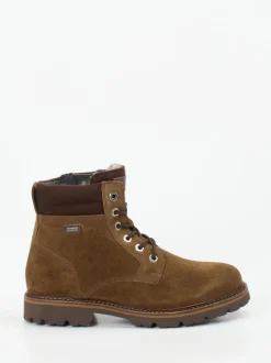 Sioux – Schnürboots aus Veloursleder braun