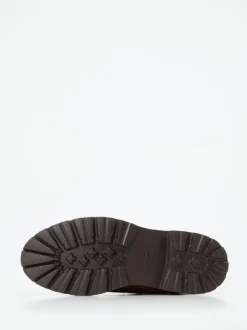 Sioux – Schnürboots aus Veloursleder braun