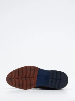 Sioux – Schnürboots aus Veloursleder dunkelbraun