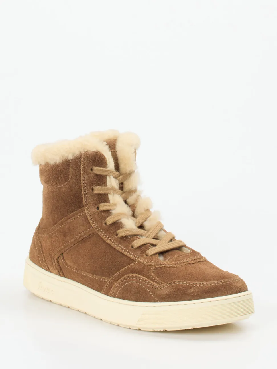 Sioux – Schnürboots aus Veloursleder braun