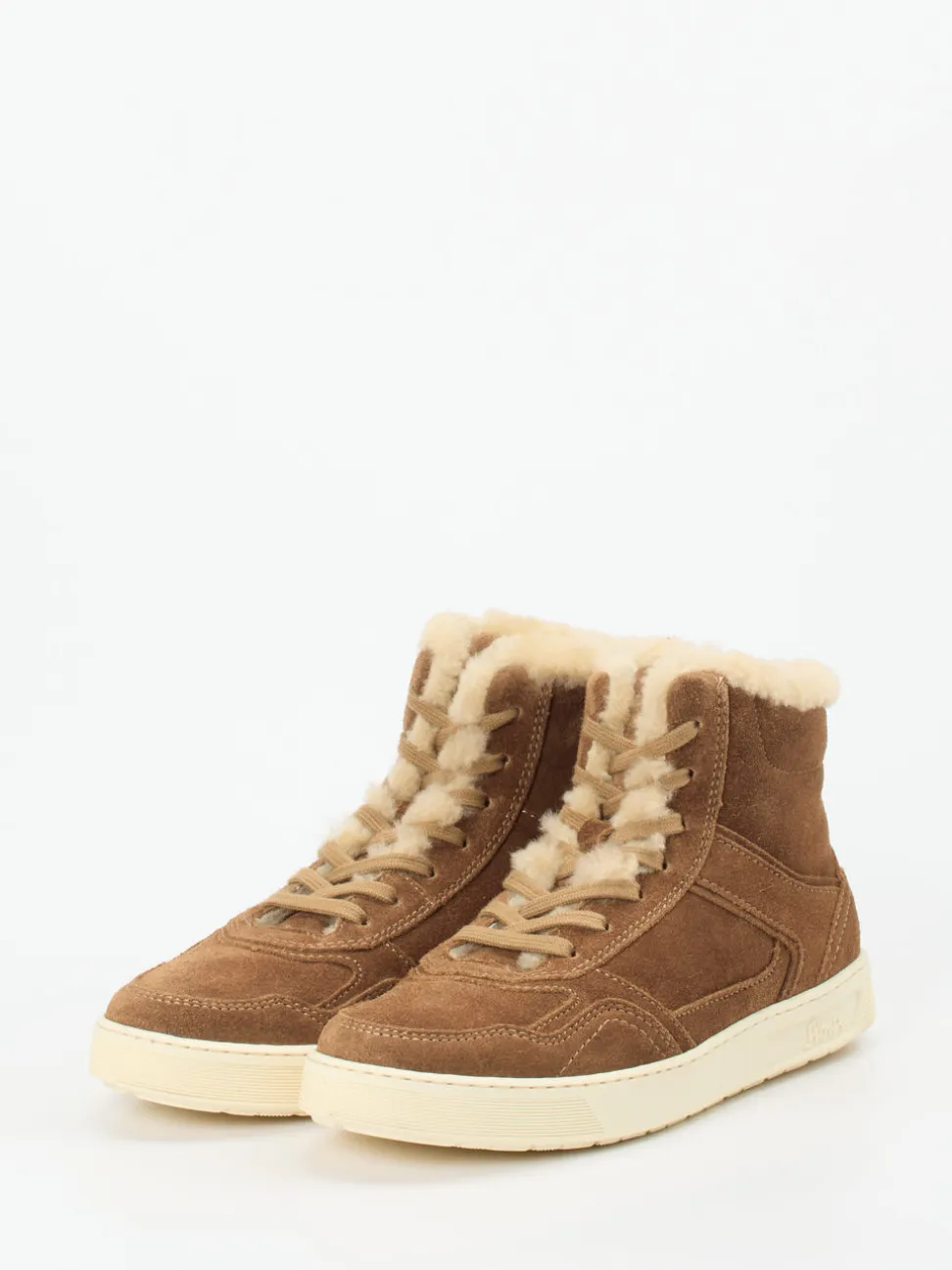 Sioux – Schnürboots aus Veloursleder braun