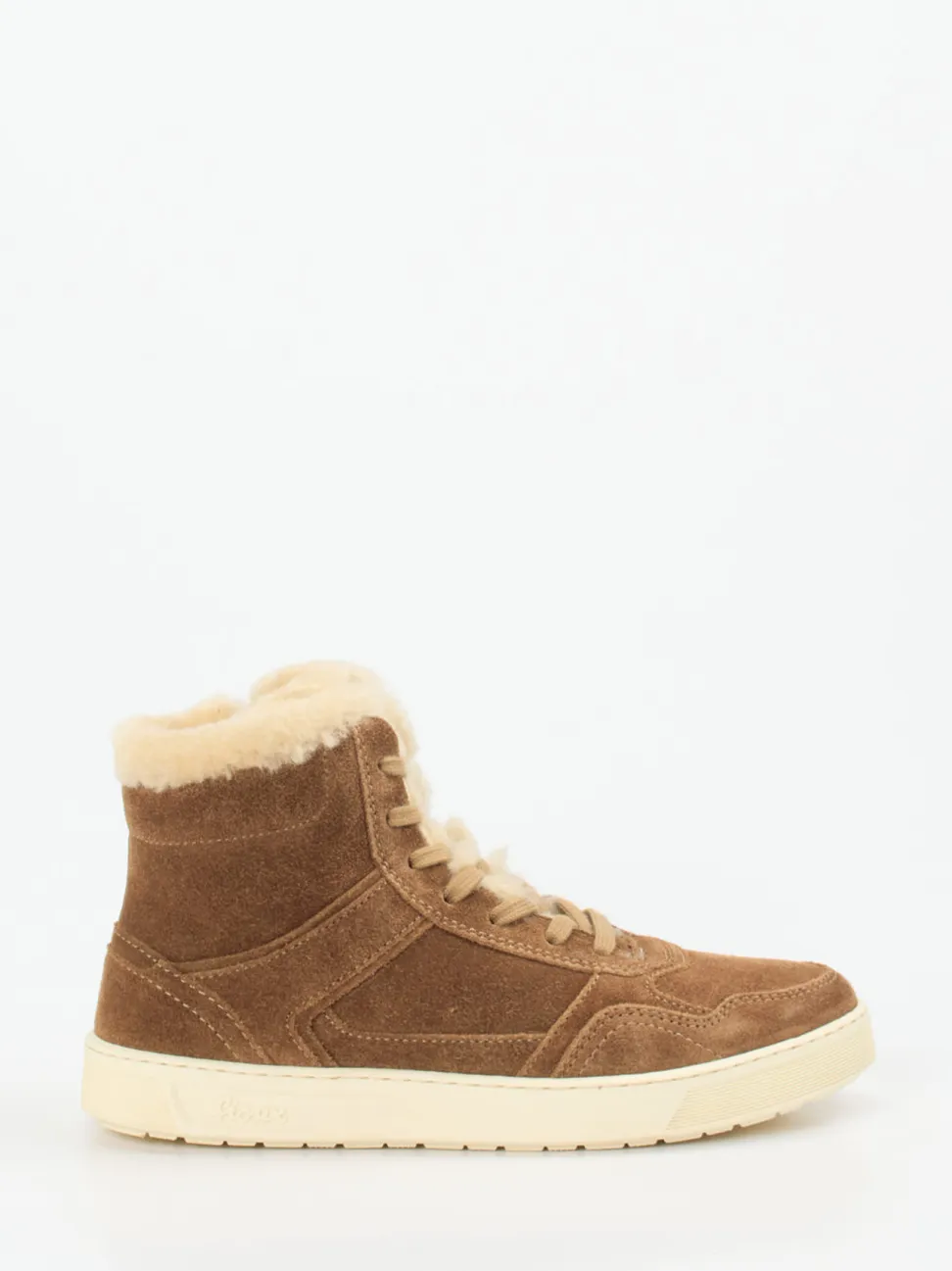 Sioux – Schnürboots aus Veloursleder braun