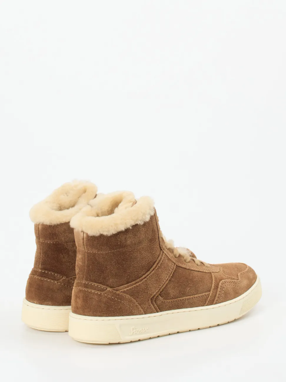 Sioux – Schnürboots aus Veloursleder braun