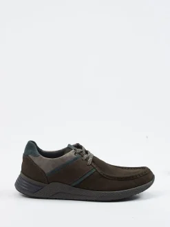Sioux – Schnürschuh aus Veloursleder Dunkelbraun