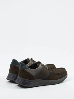 Sioux – Schnürschuh aus Veloursleder Dunkelbraun