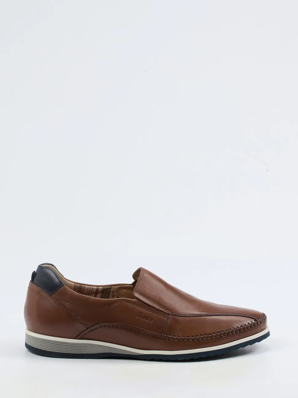 Sioux – Slipper aus Kalbleder in Braun