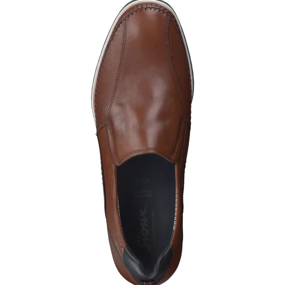 Sioux – Slipper aus Kalbleder in Braun