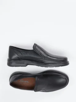 Sioux – Slipper aus Lammleder in Schwarz