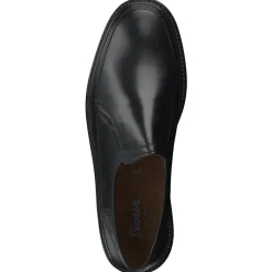 Sioux – Slipper aus Lammleder in Schwarz
