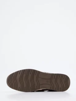 Sioux – Slipper aus Leder in Cognacbraun
