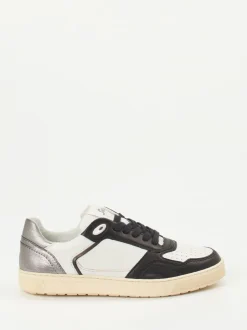 Sioux – Sneaker aus Kalbleder mit Metallic-Ferse