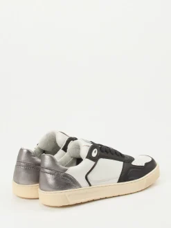 Sioux – Sneaker aus Kalbleder mit Metallic-Ferse
