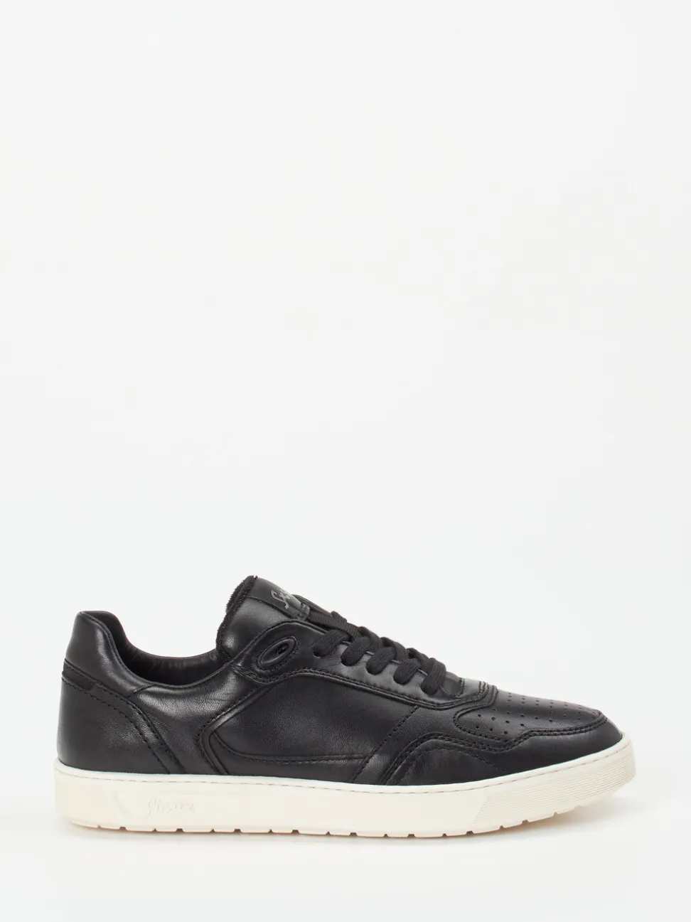 Sioux – Sneaker aus Kalbleder schwarz