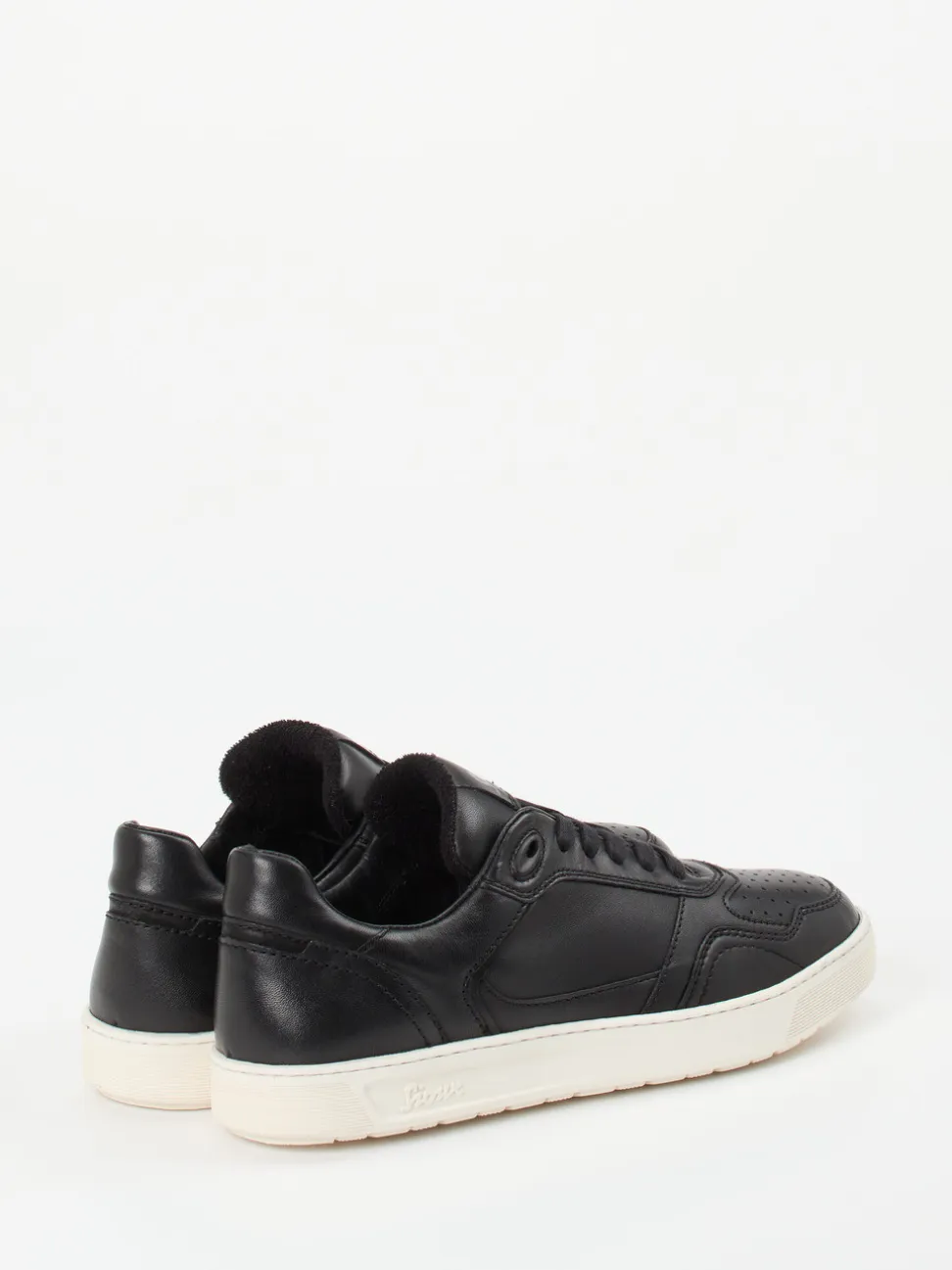 Sioux – Sneaker aus Kalbleder schwarz