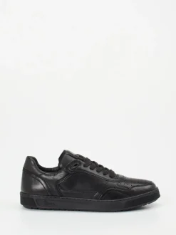 Sioux – Sneaker aus Kalbleder schwarz