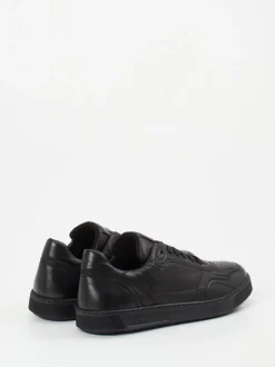 Sioux – Sneaker aus Kalbleder schwarz