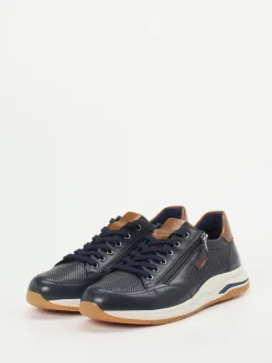 Sioux – Sneaker aus Kalbleder Dunkelblau