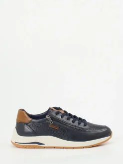 Sioux – Sneaker aus Kalbleder Dunkelblau