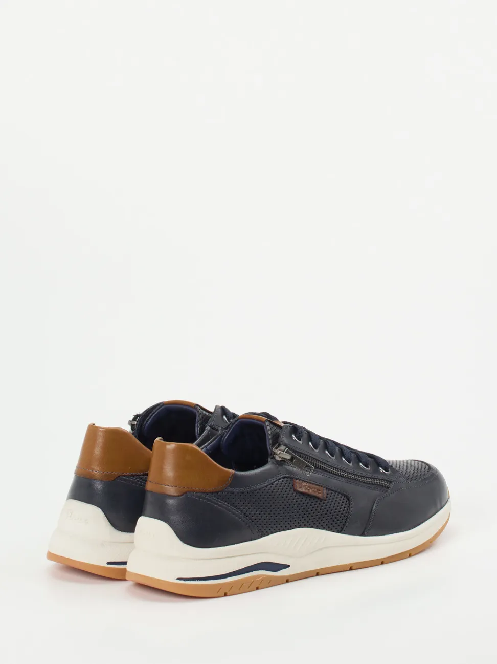Sioux – Sneaker aus Kalbleder Dunkelblau