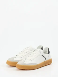 Sioux – Sneaker aus Kalbleder in Weiß