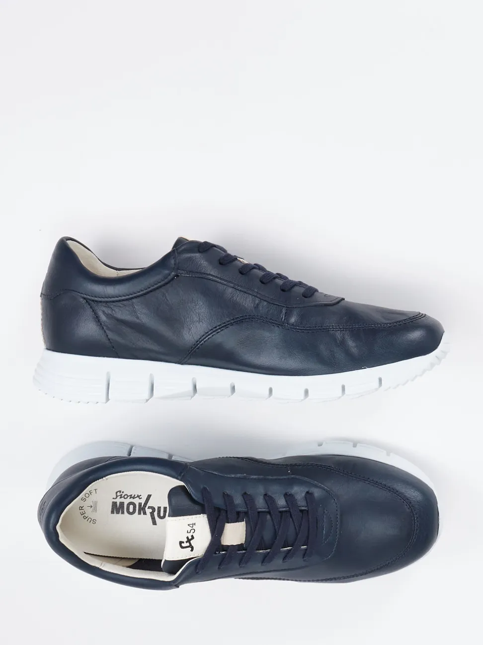 Sioux – Sneaker aus Kalbleder Dunkelblau