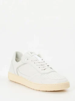 Sioux – Sneaker aus Kalbleder in Off-White