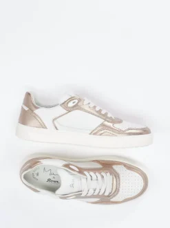 Sioux – Sneaker aus Lammnappa mit Metallic-Finish