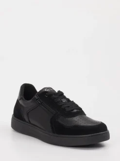 Sioux – Sneaker aus Leder in Schwarz