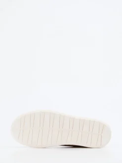 Sioux – Sneaker aus Metallic- und Veloursleder bronzefarben