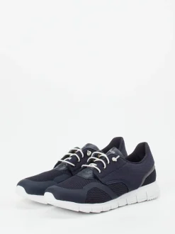 Sioux – Sneaker aus Textil in Dunkelblau