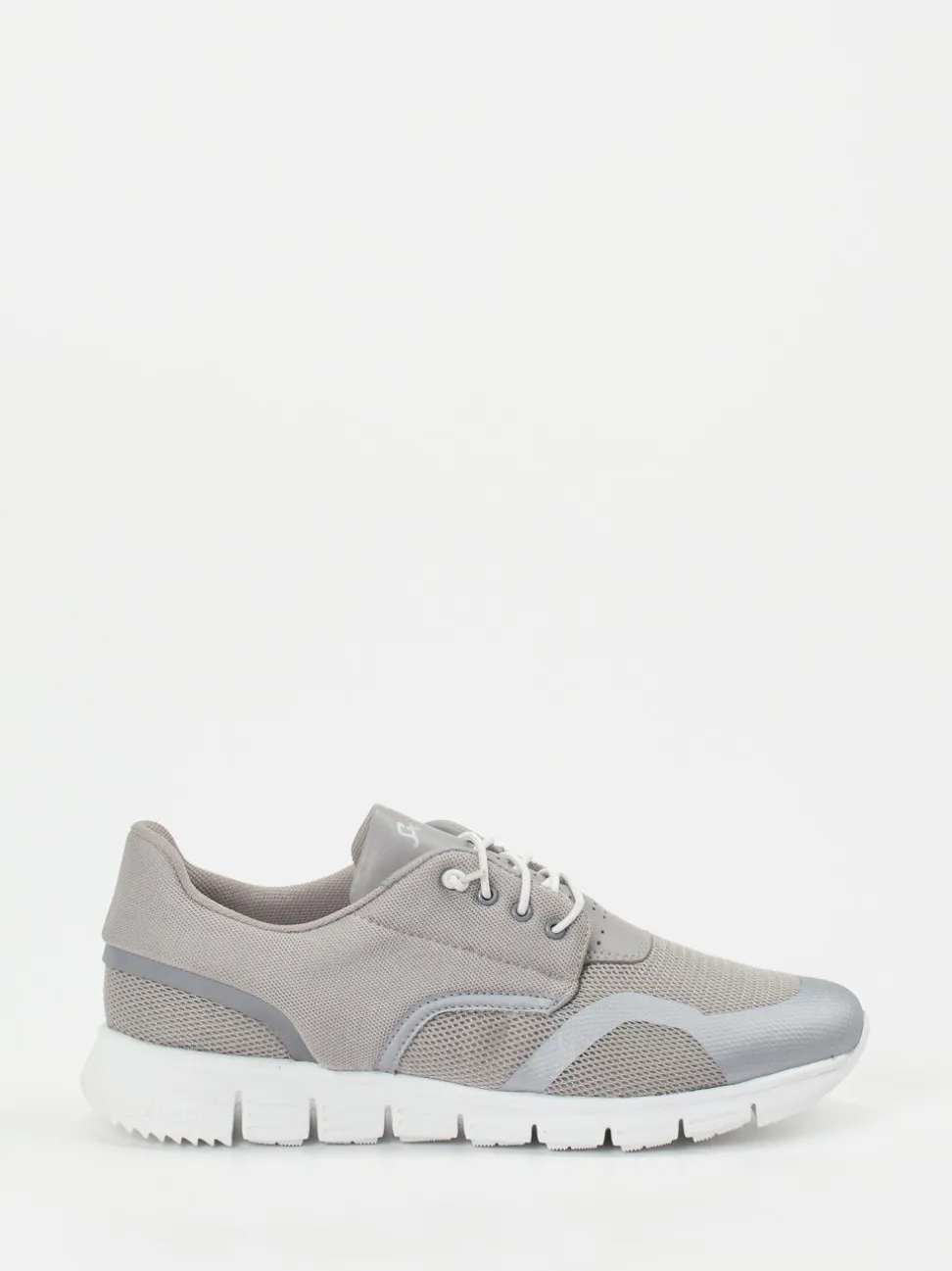 Sioux – Sneaker aus Textil in Hellgrau