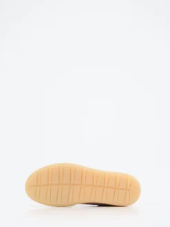 Sioux – Sneaker aus Veloursleder graubeige