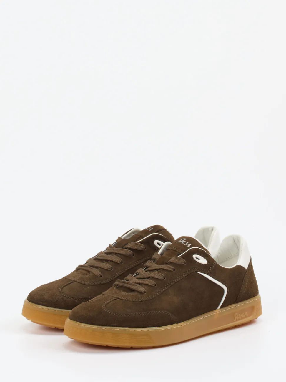 Sioux – Sneaker aus Veloursleder Schokobraun