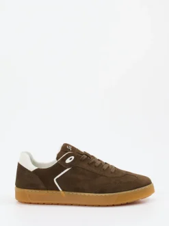 Sioux – Sneaker aus Veloursleder Schokobraun