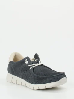 Sioux – Sneaker aus Veloursleder Dunkelblau
