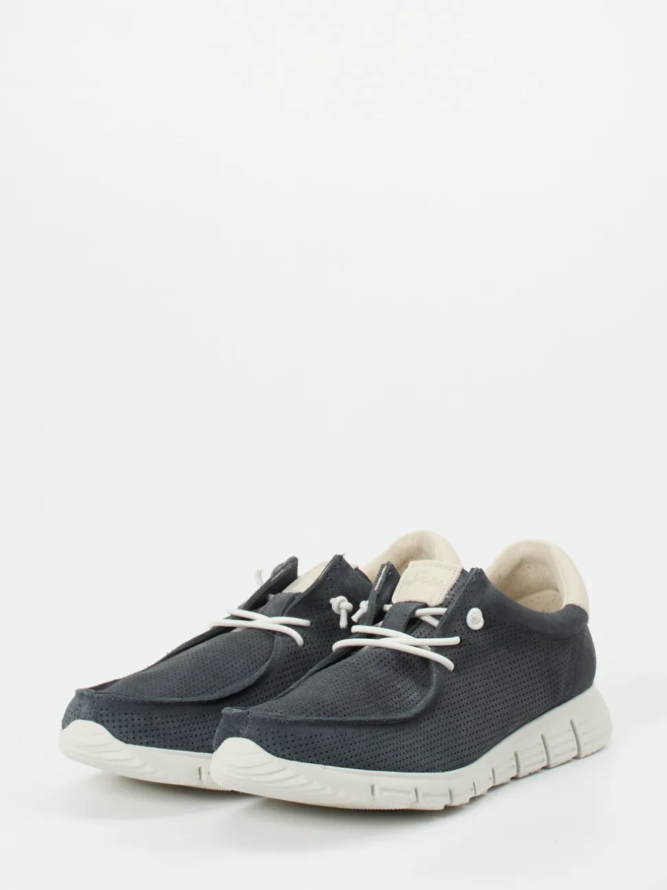 Sioux – Sneaker aus Veloursleder Dunkelblau