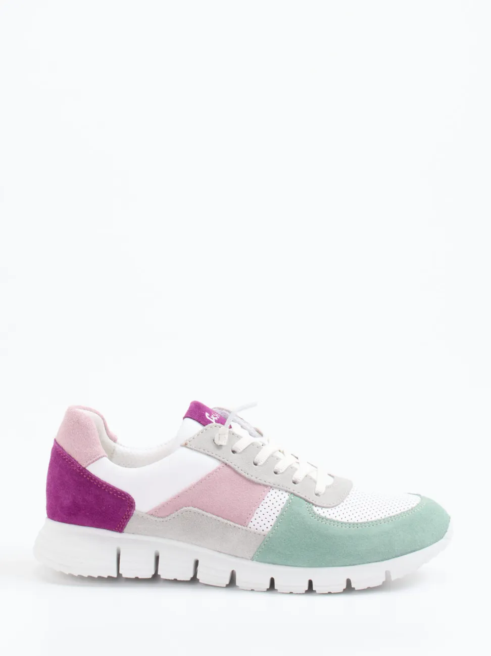 Sioux – Sneaker aus Veloursleder und Mesh multi